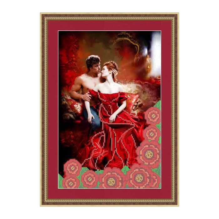 Схема для вышивки бисером "Страсть"