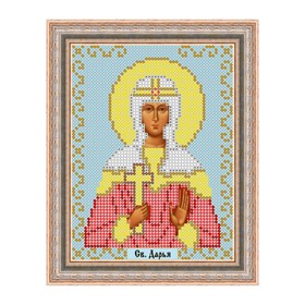 

Схема для вышивки бисером «Святая Дарья»