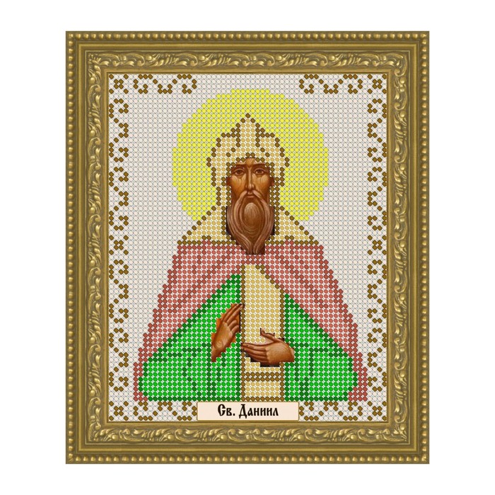Схема для вышивки бисером "Святой Даниил"