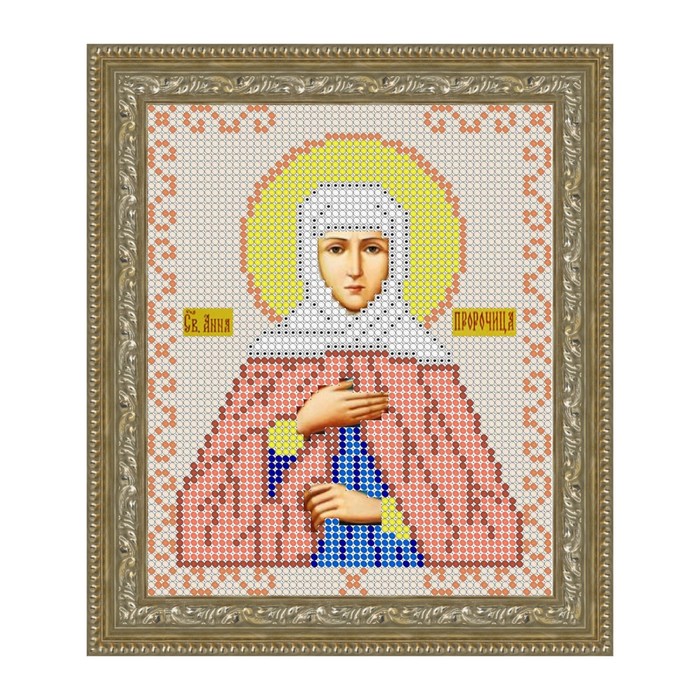 Схема для вышивки бисером "Святая Анна"