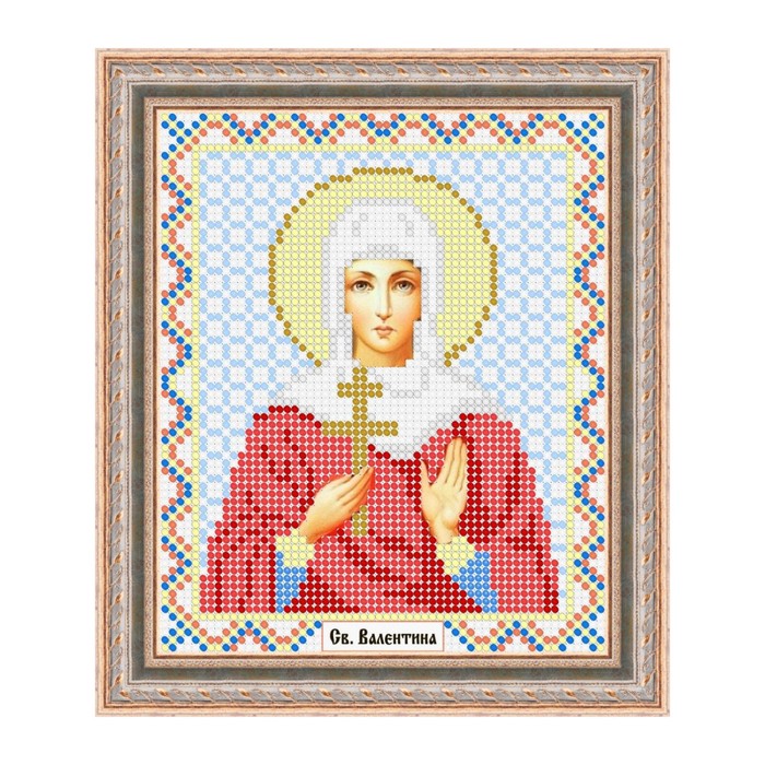 Схема для вышивки бисером "Святая Валентина"