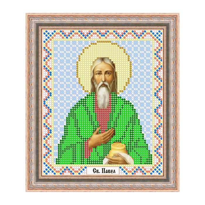 Схема для вышивки бисером "Святой Павел"