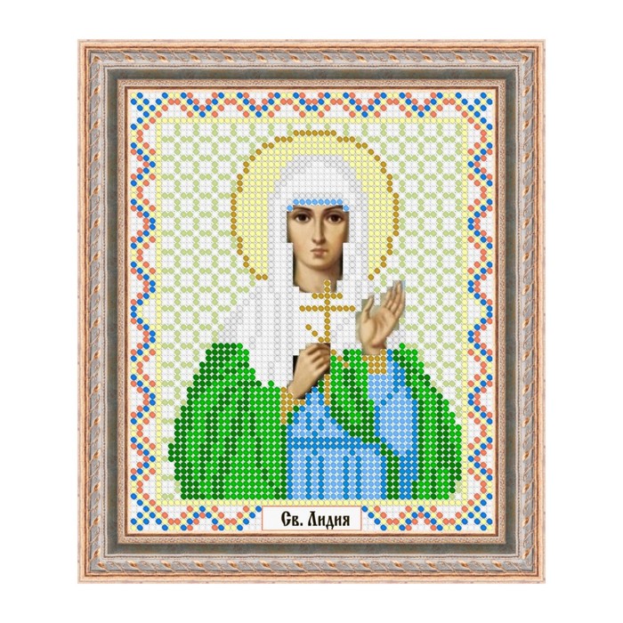 Схема для вышивки бисером "Святая Лидия"