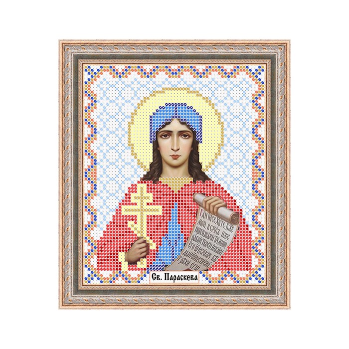 Схема для вышивки бисером "Святая Прасковья"