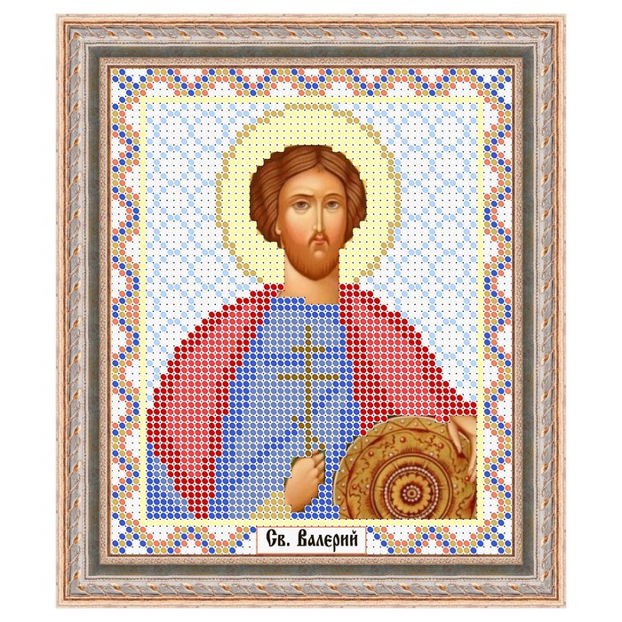 Схема для вышивки бисером "Святой Валерий"