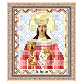 

Схема для вышивки бисером «Святая Варвара»