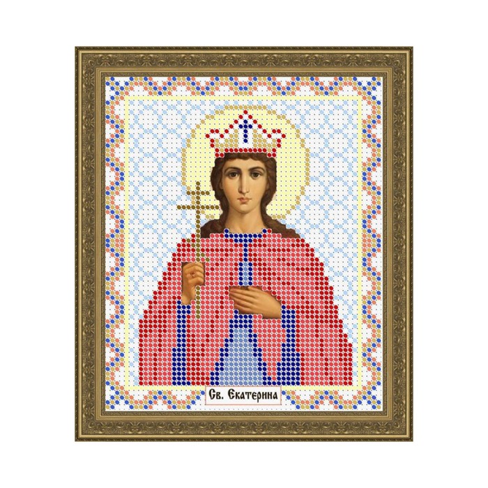 Схема для вышивки бисером "Святая Екатерина"