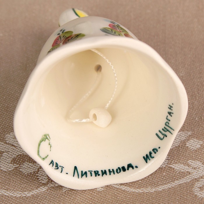 Сувенир «Колокол Бабочка», цветение, 3×3×7,7 см, 1 сорт