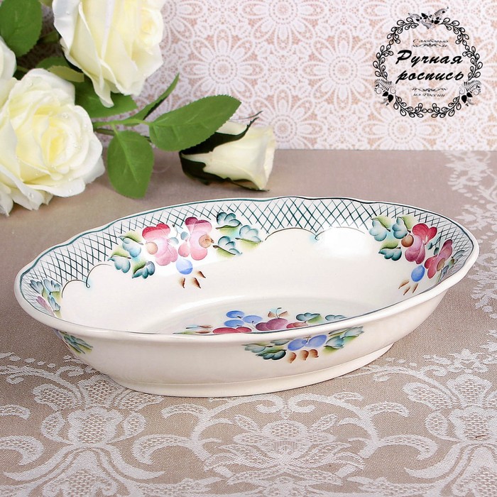 Салатник «Нелли», 0,66 л, 23,5×17,5×5 см, 1 сорт