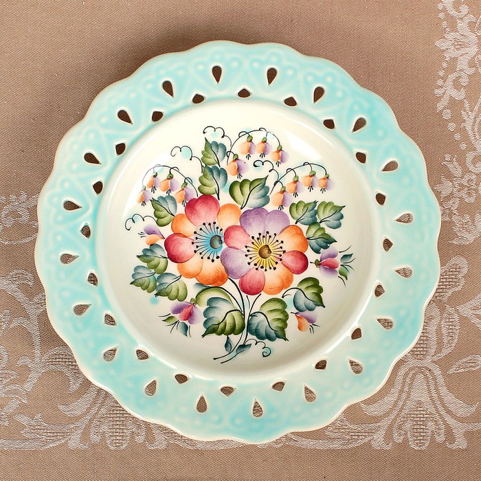 Тарелка «Соцветие», 22,5х2,9 см, 1 сорт