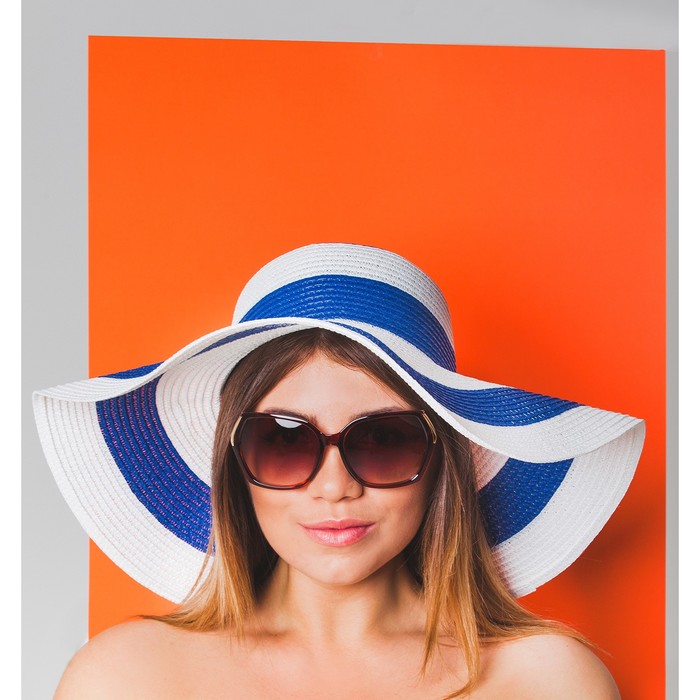 Очки солнцезащитные Squarе. Дужки с металлической вставкой, микс, 4х14х5 см