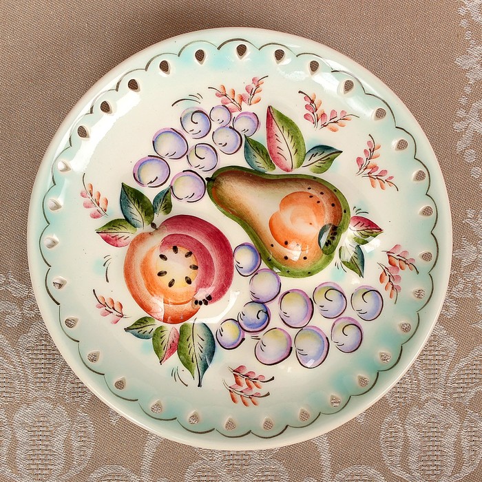 Тарелка «Радость», 18х3,5 см, 1 сорт