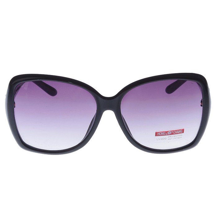 Очки солнцезащитные Оверсайз. Дужки вставки цветные ромбики, оправа и линзы микс, 4х14х5 см 275704