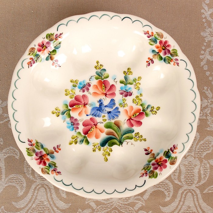 Тарелка «Велик день», 21,6×21,6×7,4 см, 1 сорт