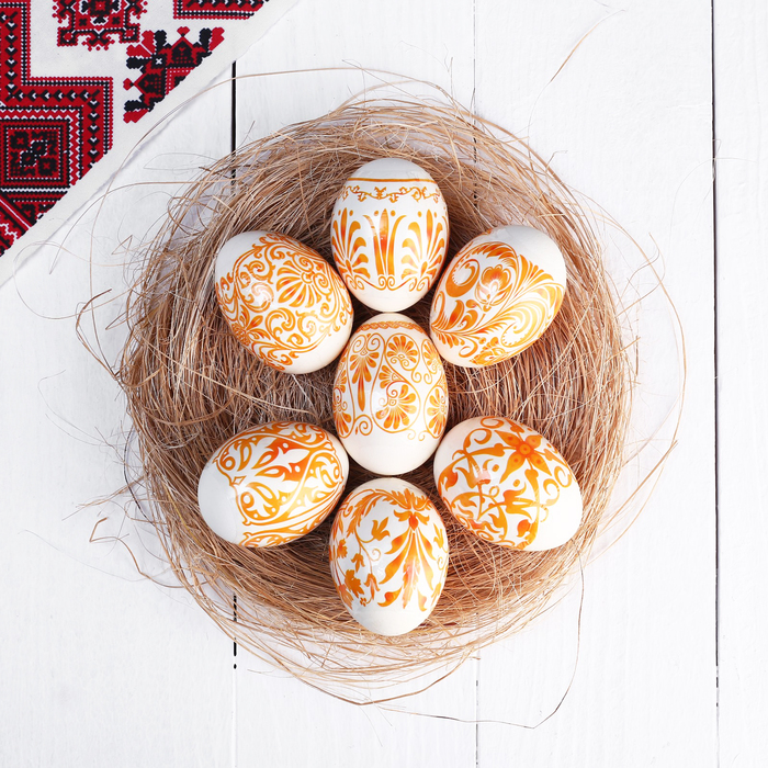 Пасхальная термоусадочная плёнка "Цветочная"