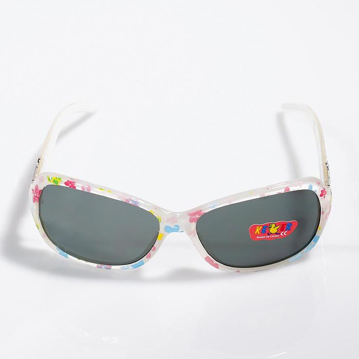 Очки солнцезащитные детские Оверсайз. Оправа двухцветная, вставка косточка, микс, 12.5 см