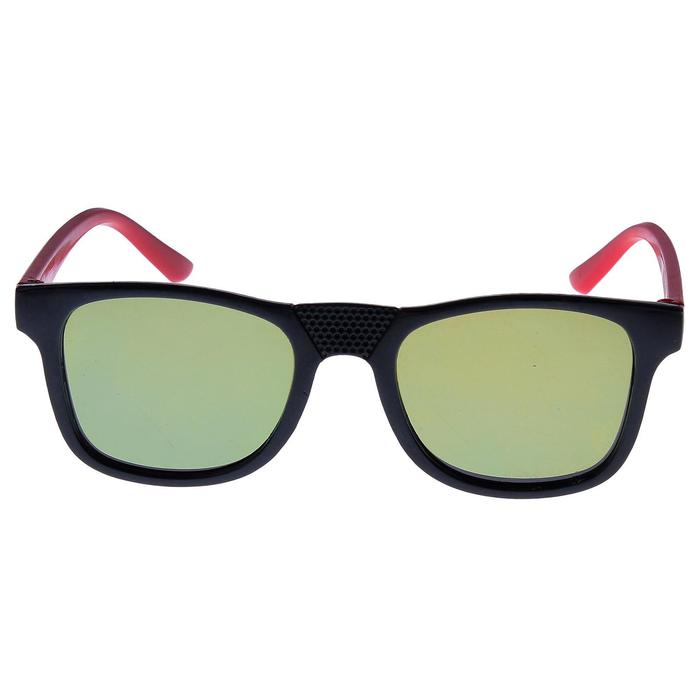 Очки солнцезащитные детские Square. Оправа двухцветная, микс, линзы микс, 12.5х4.5 см