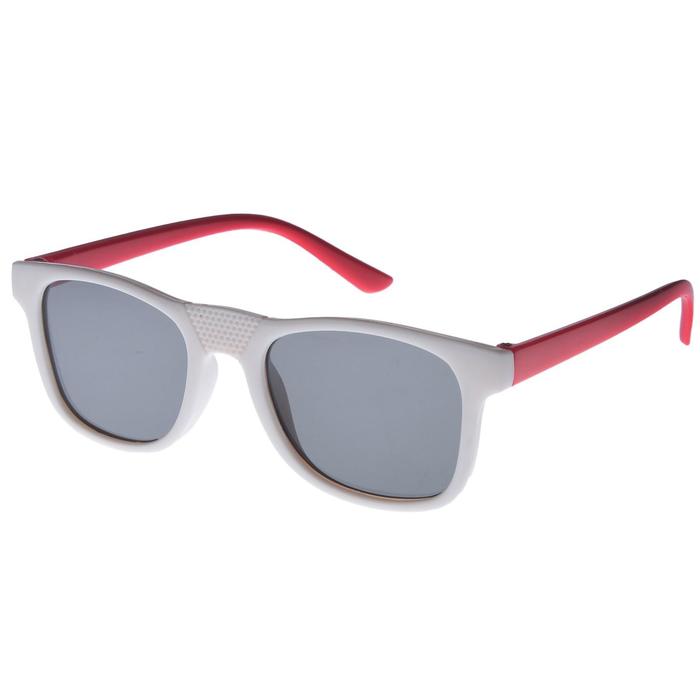 Очки солнцезащитные детские Square. Оправа двухцветная, микс, линзы тёмные, 12.5х4.5 см