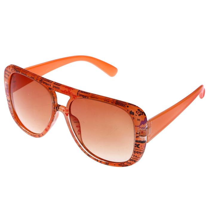 Очки солнцезащитные детские Оверсайз. Оправа «Статья в газете» микс, линзы микс, 12.5х4.5 см