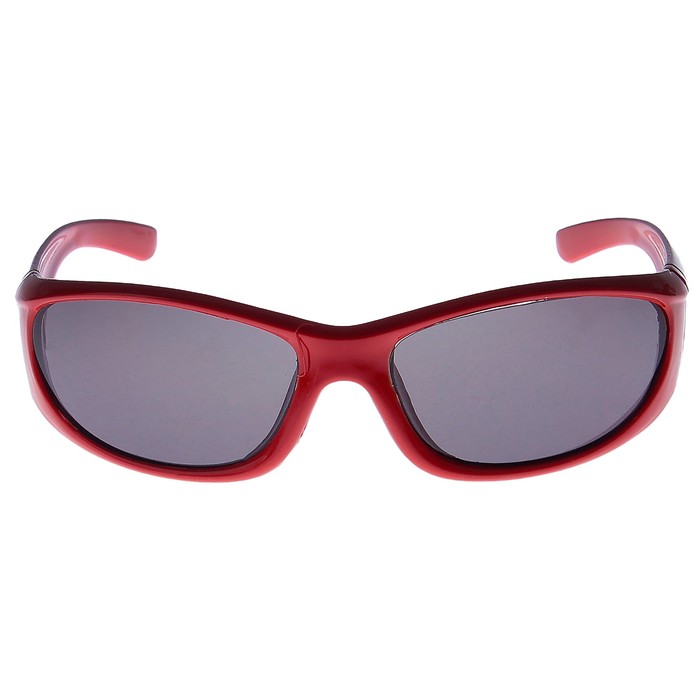 Очки солнцезащитные детские Спорт. Оправа микс, дужки «линии», линзы чёрные, 12.5х4.5 см