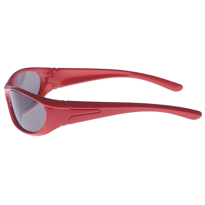 Очки солнцезащитные детские Спорт. Оправа микс, дужки «линии», линзы чёрные, 12.5х4.5 см