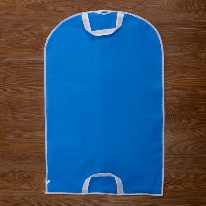 Чехол для одежды детский 80х50 см, цвет голубой
