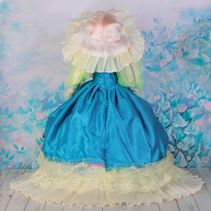 Кукла зонтик коллекционная керамика "Ульяна" 60 см