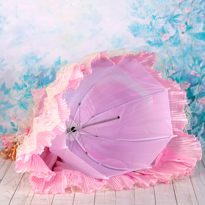 Кукла зонтик коллекционная керамика "Евгения" 60 см