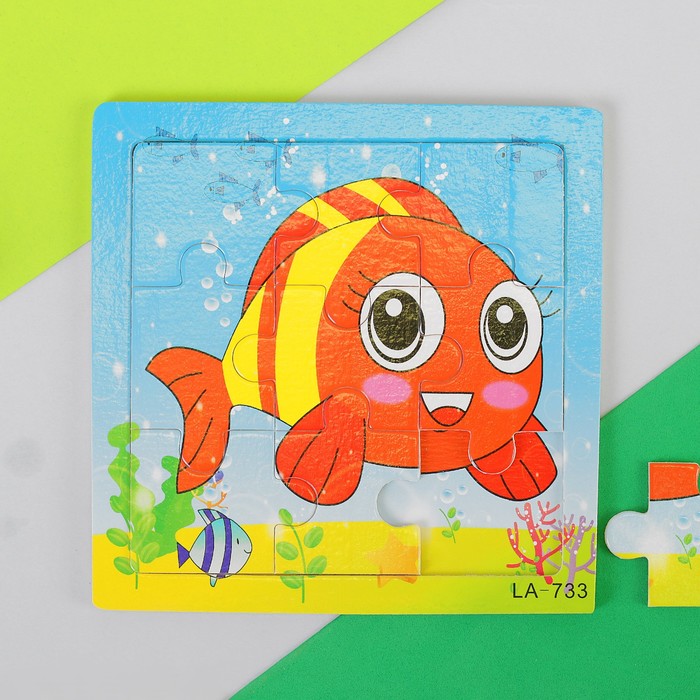 Пазл "Рыбка", 9 элементов