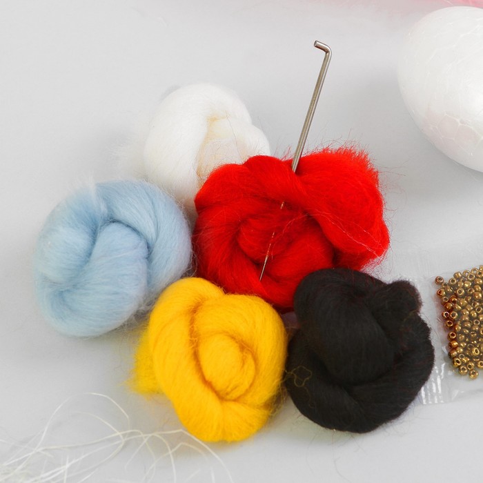 Пасхальная игрушка из шерсти "Храм"