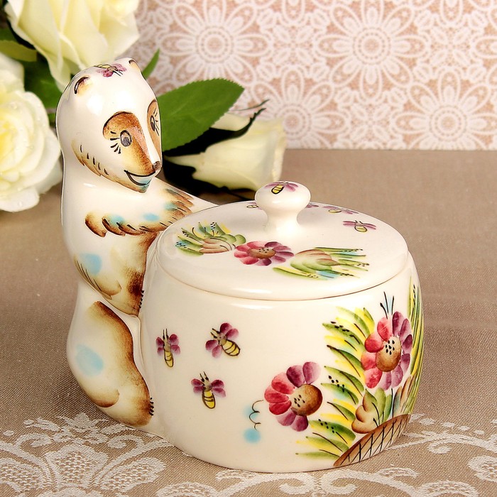 Банка для мёда «Пчёлка», 130 мл, 15×10×12 см, 1 сорт