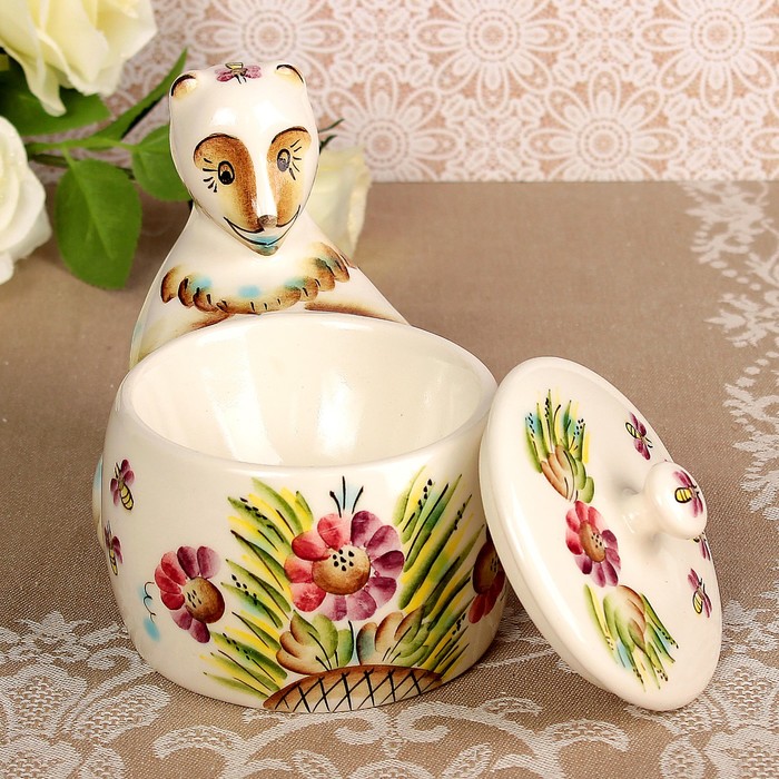 Банка для мёда «Пчёлка», 130 мл, 15×10×12 см, 1 сорт