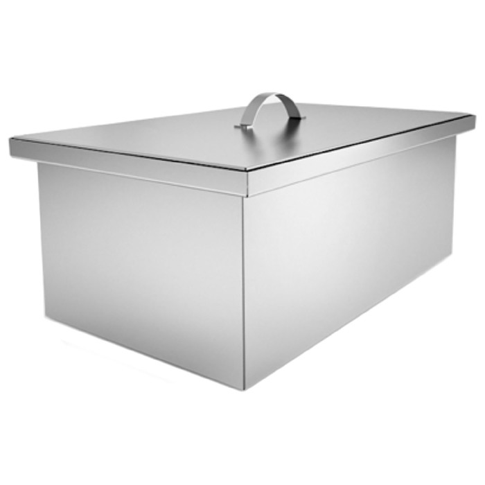 Коптильня двухъярусная с гидрозатвором Smoky Proof Large, крышка, две решётки, 58,5х28,5х22 см 339