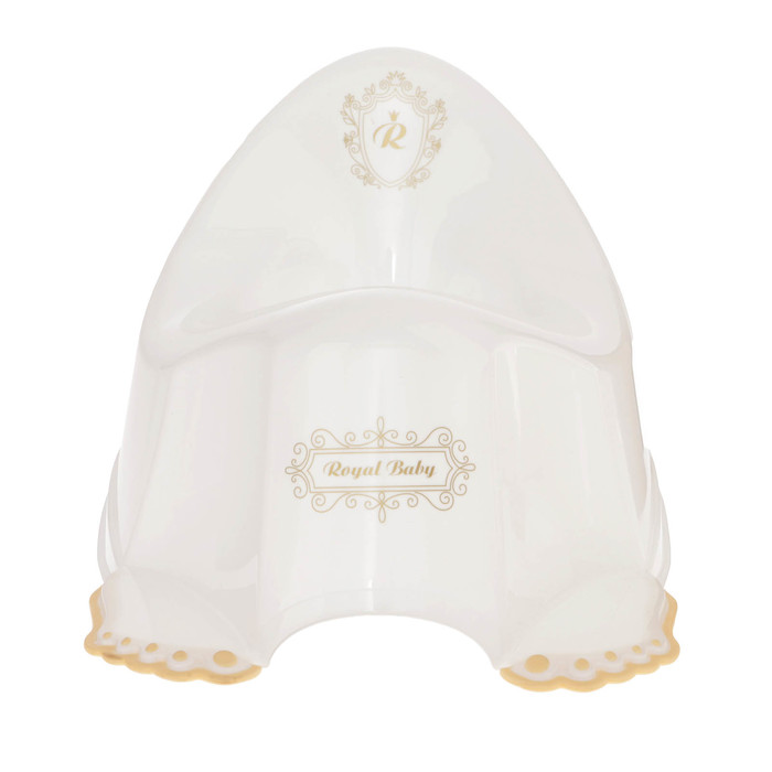 Горшок детский музыкальный Royal Baby, антискользящий, цвет белый
