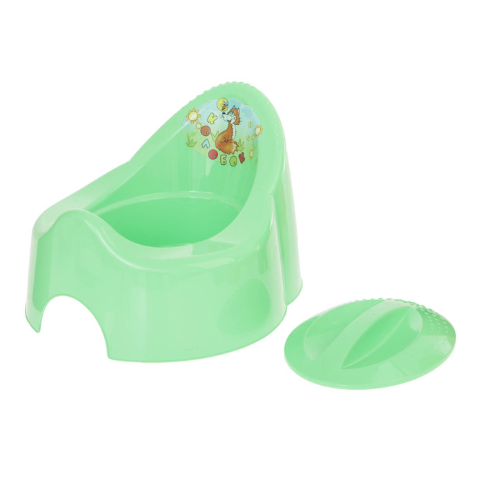 Горшок детский музыкальный «Колобок», с крышкой, цвета МИКС