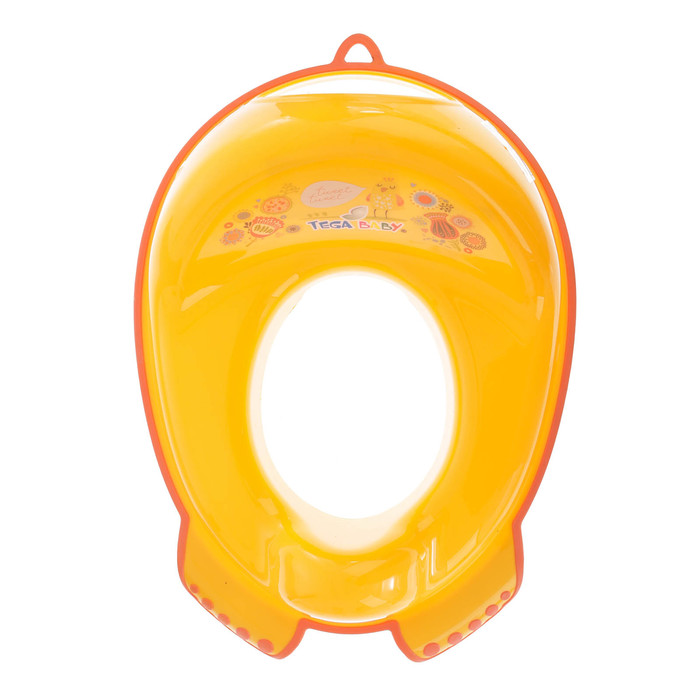 Детская накладка на унитаз антискользящая «Фольклор», цвет жёлтый