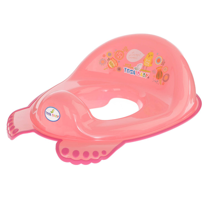 Детская накладка на унитаз антискользящая «Фольклор», цвет персиковый