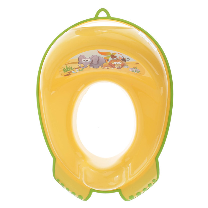 Детская накладка на унитаз антискользящая «Сафари», цвет жёлтый