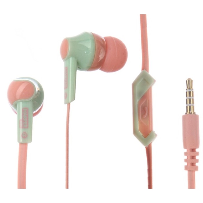 Гарнитура Harper Kids HK-42 orange, вкладыши вакуумные, оранжевая