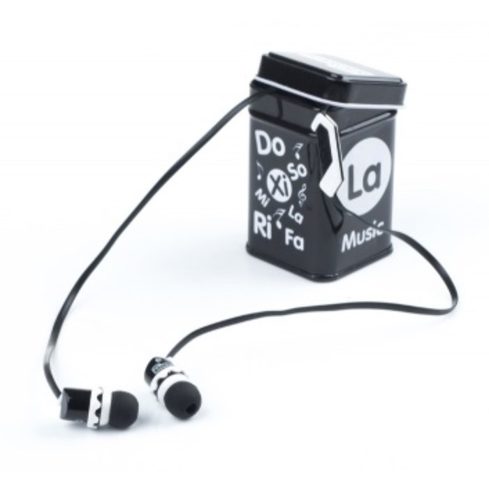 Гарнитура Harper Kids HK-66 black, вкладыши вакуумные, черная