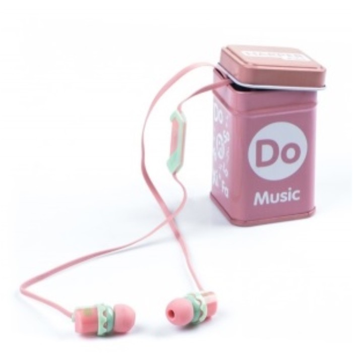 Гарнитура Harper Kids HK-66 pink, вкладыши вакуумные, розовая