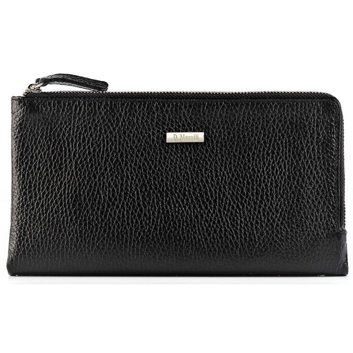 Сумка-органайзер на молнии, 3 отд, н/кожа, чёрный (DM-DO05-F001)