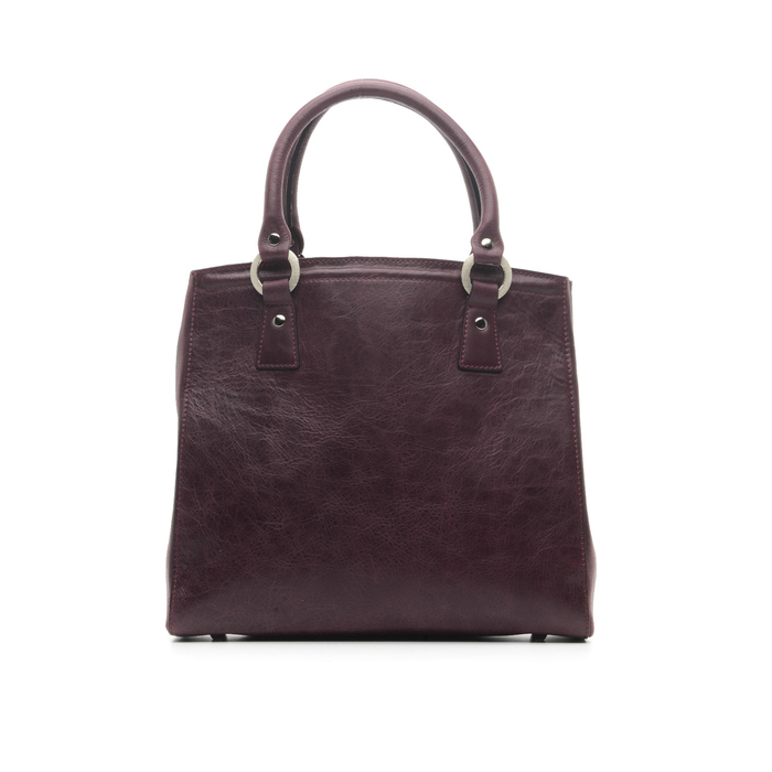 Сумка женская, отделение на молнии, натуральная кожа, цвет бордовый