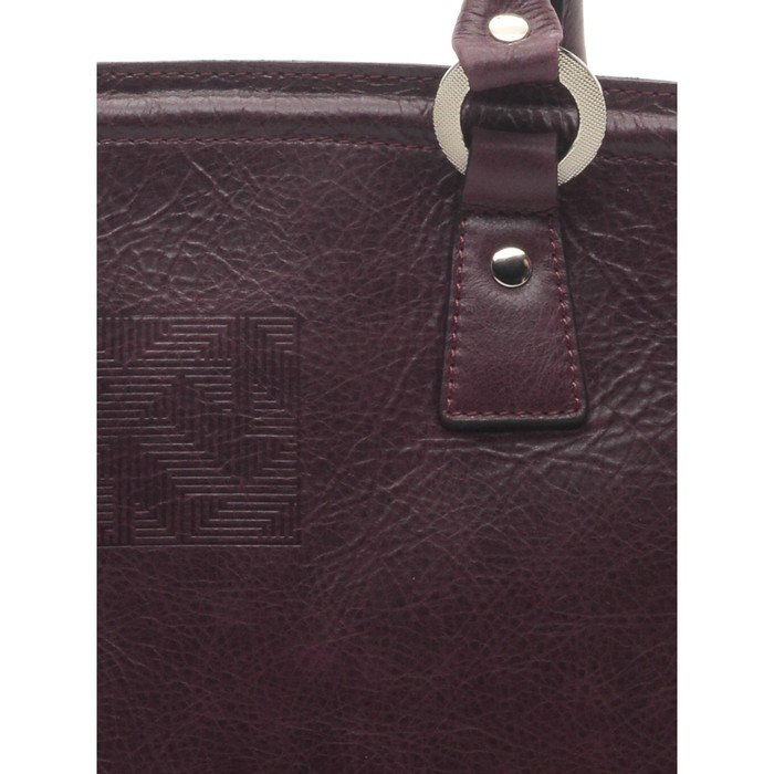 Сумка женская, отделение на молнии, натуральная кожа, цвет бордовый