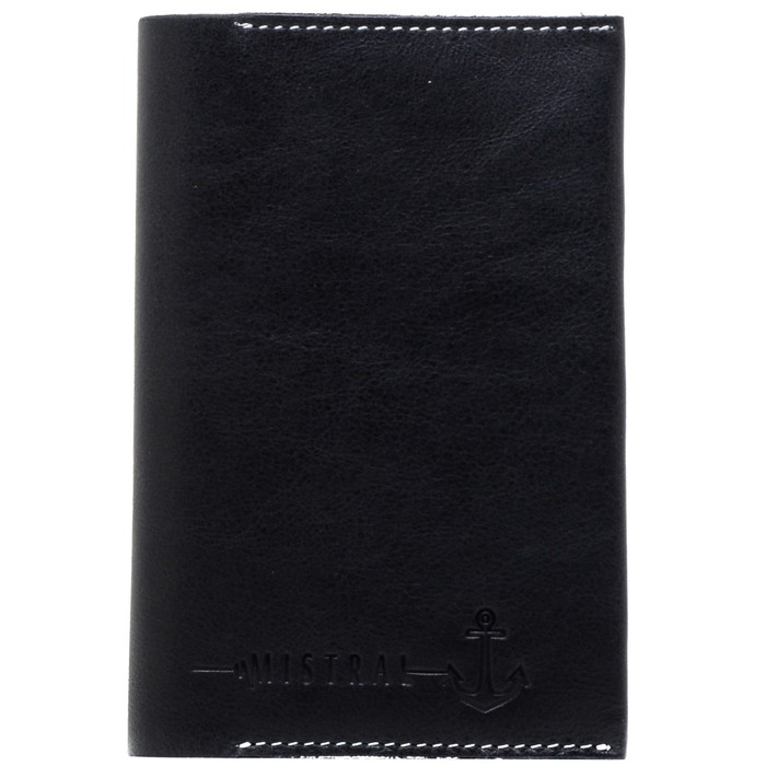 Обложка для паспорта, цвет чёрный