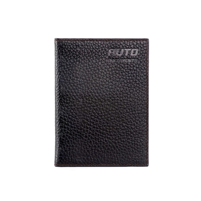 Обложка для автодокументов, цвет коричневый