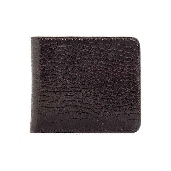 Портмоне для купюр на кнопке, 2 отд, н/кожа, бордовый (FT-P024-KR56)