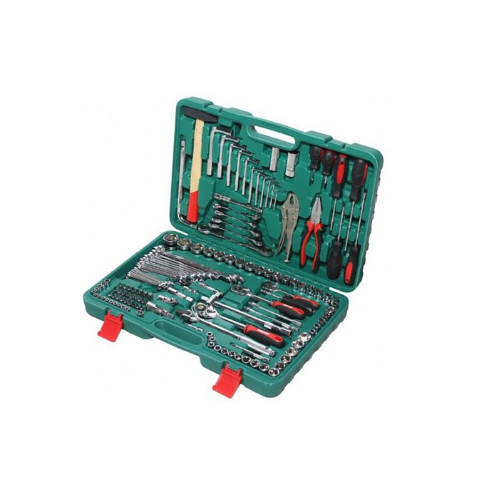 Набор инструмента BRAUMAUTO BR-142, 1/2", 3/8", 1/4", головки 6гр. 4-32 мм, 142 предмета