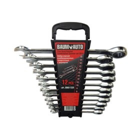 

Набор ключей комбинированных BaumAuto BM 61122, трещоточных, 8-22 мм, 12 предметов