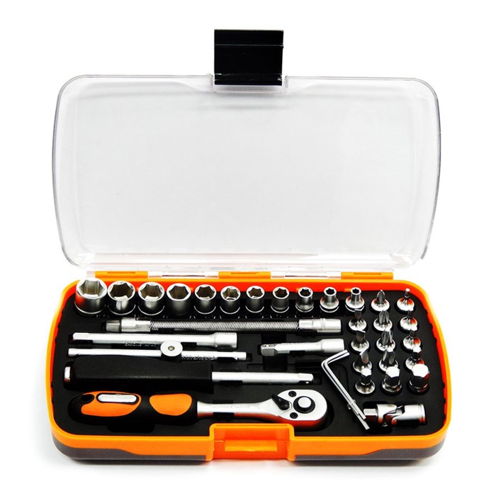 Набор инструмента Partner PA-6035, 1/4", 4-14 мм, 35 предметов, кейс